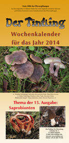 Deckblatt Kalender 2014 Saprobionten
