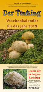 Deckblatt Kalender 2019 Parasiten